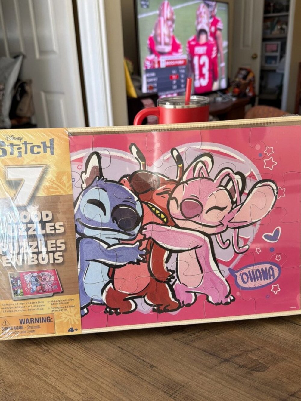 Disney Stitch 7 Wood Puzzles - Factory Sealed